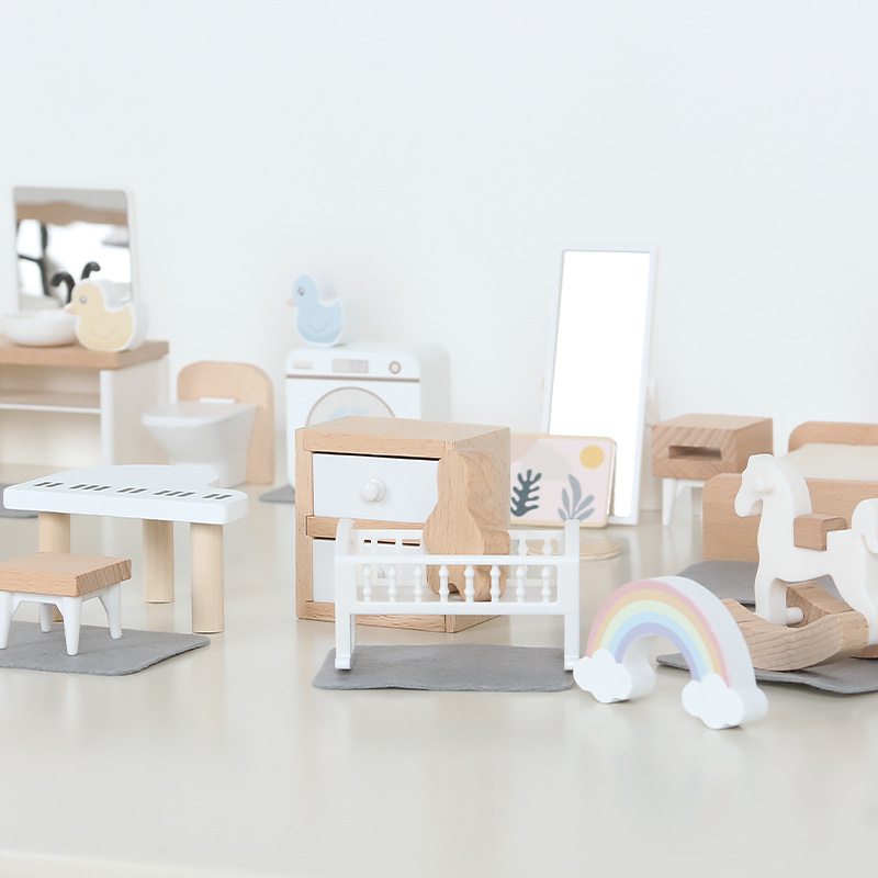 Modern dollhouse furniture kit – Smart Home Furniture recenzja i cena