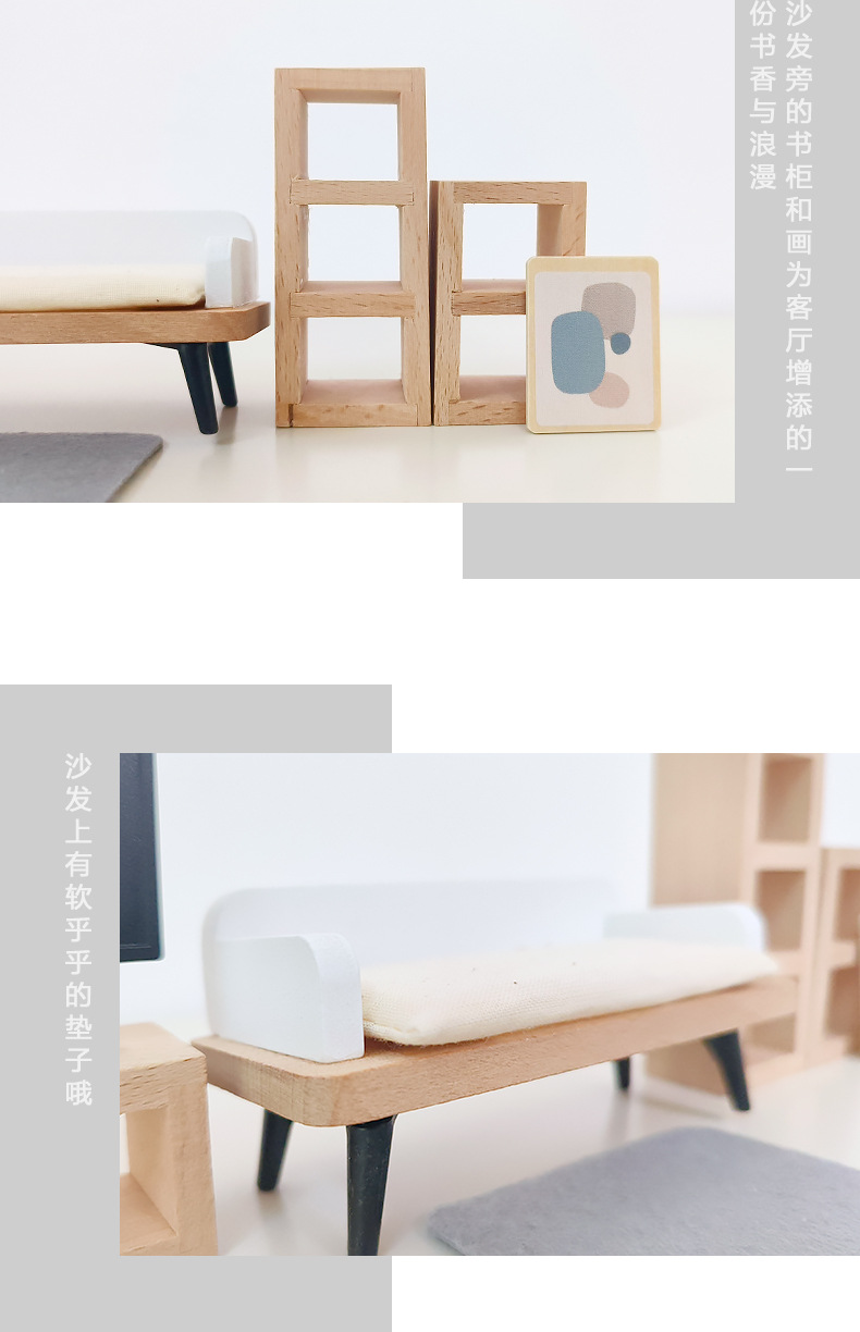Modern dollhouse furniture kit – Smart Home Furniture recenzja i cena