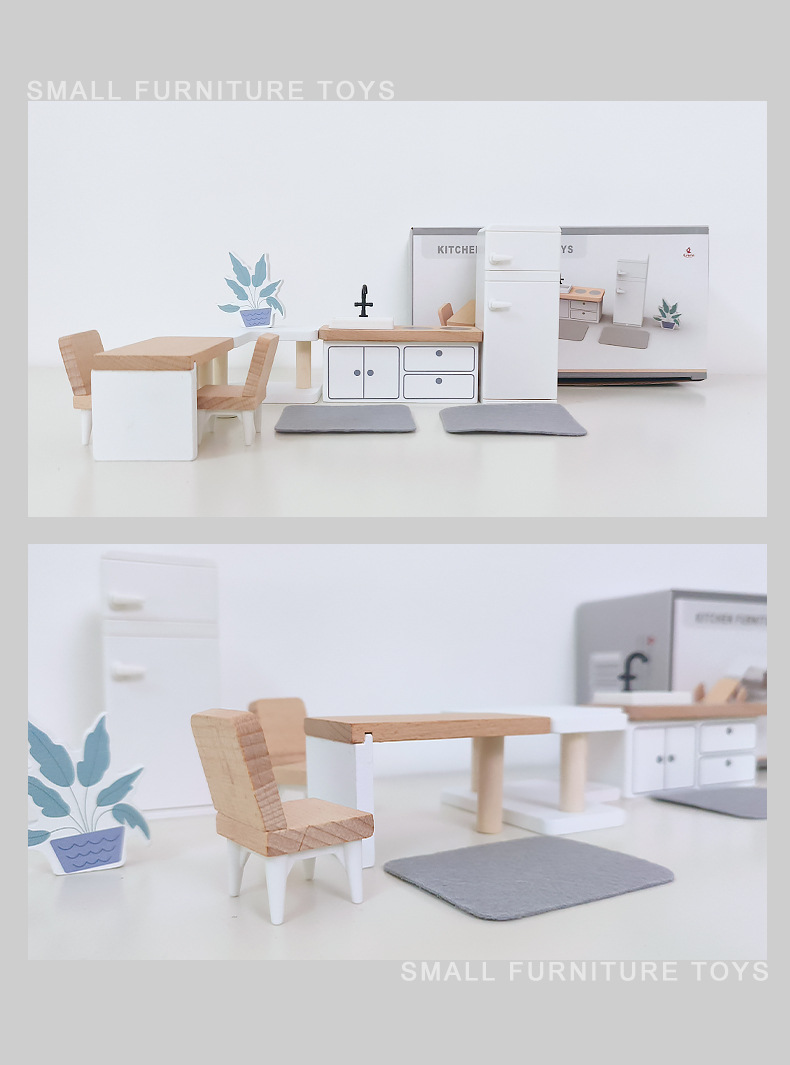 Modern dollhouse furniture kit – Smart Home Furniture recenzja i cena