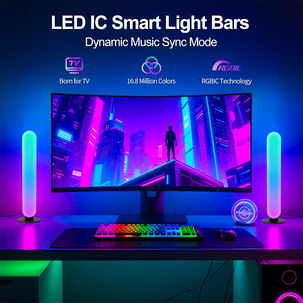 1/2/3Pcs Smart LED Light Bar,1 – Smart Home App recenzja i cena