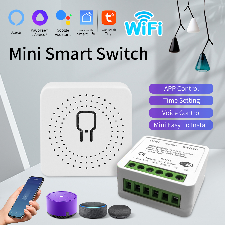 16A 20A Tuya Smart WiFi Switch – Smart Home Google recenzja i cena