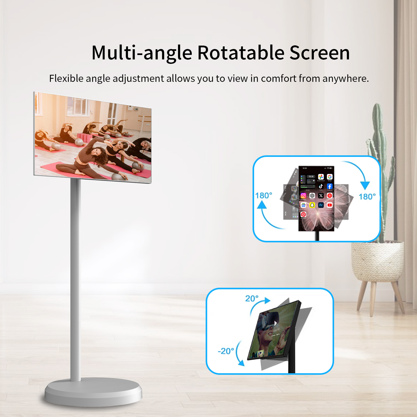 21.5 24 27 32 Inch HD Android  – Smart Home Tv recenzja i cena