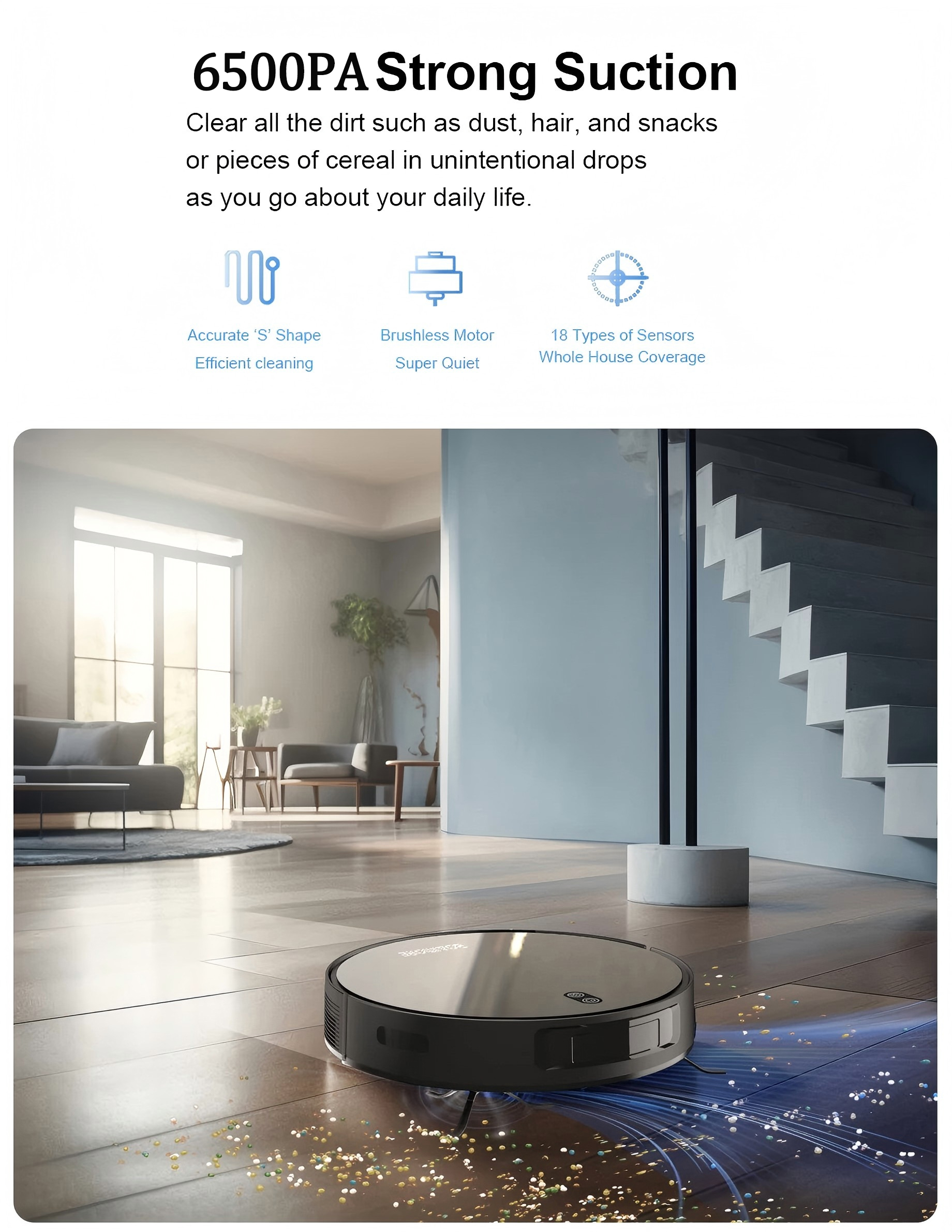 Robot Vacuum Cleaner Combo Mop – Smart Home App recenzja i cena