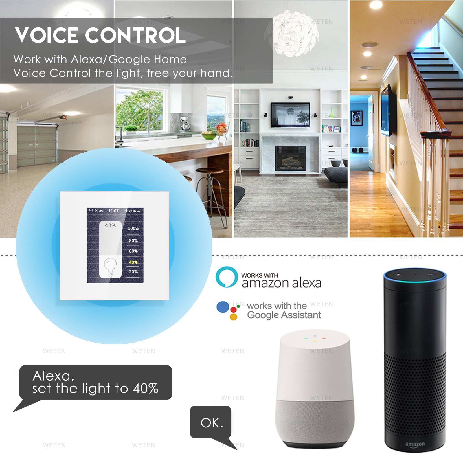 Smart Wifi Dimmer Switch Work  – Smart Home Apple recenzja i cena