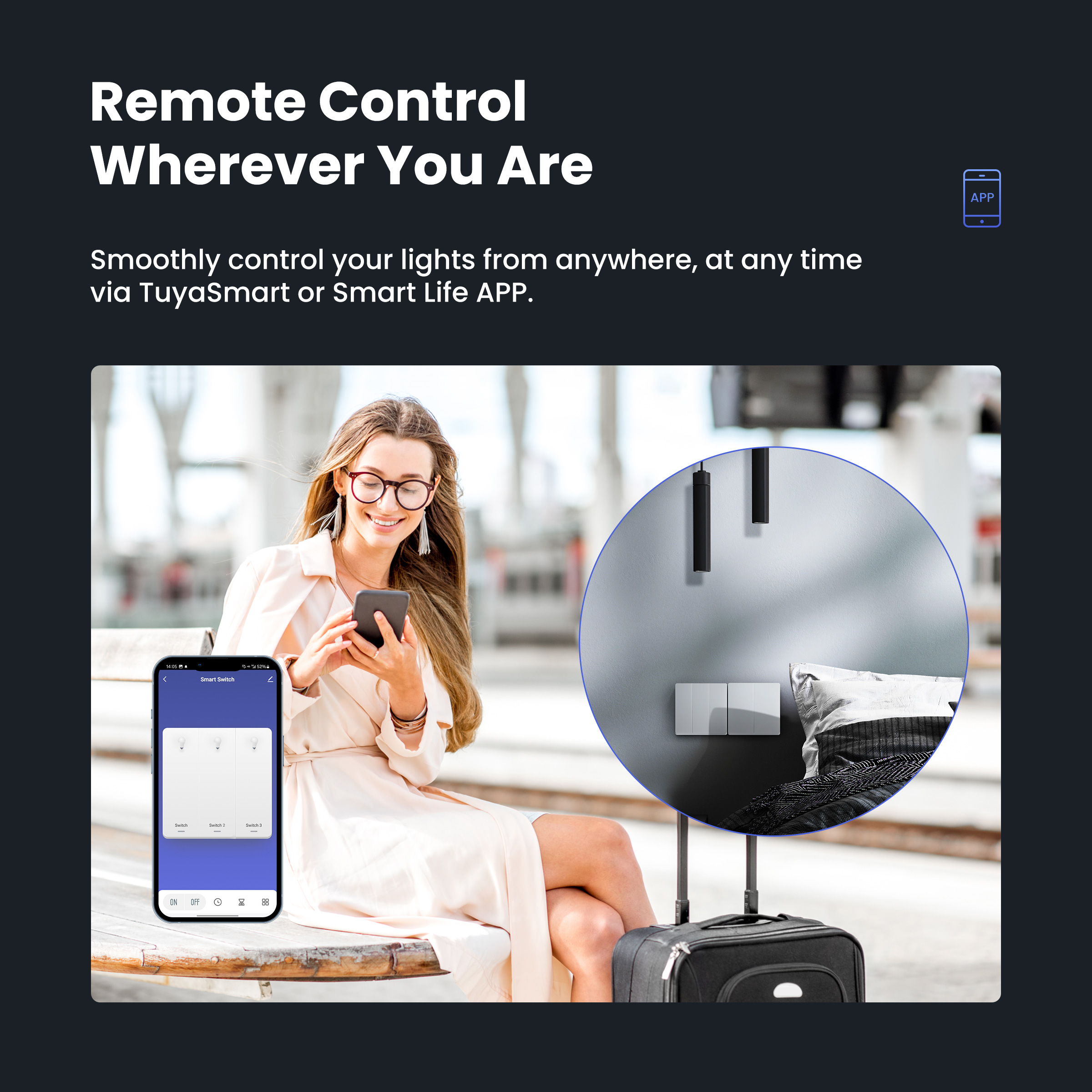 GIRIER Smart Light Switch WiFi – Smart Home Google recenzja i cena