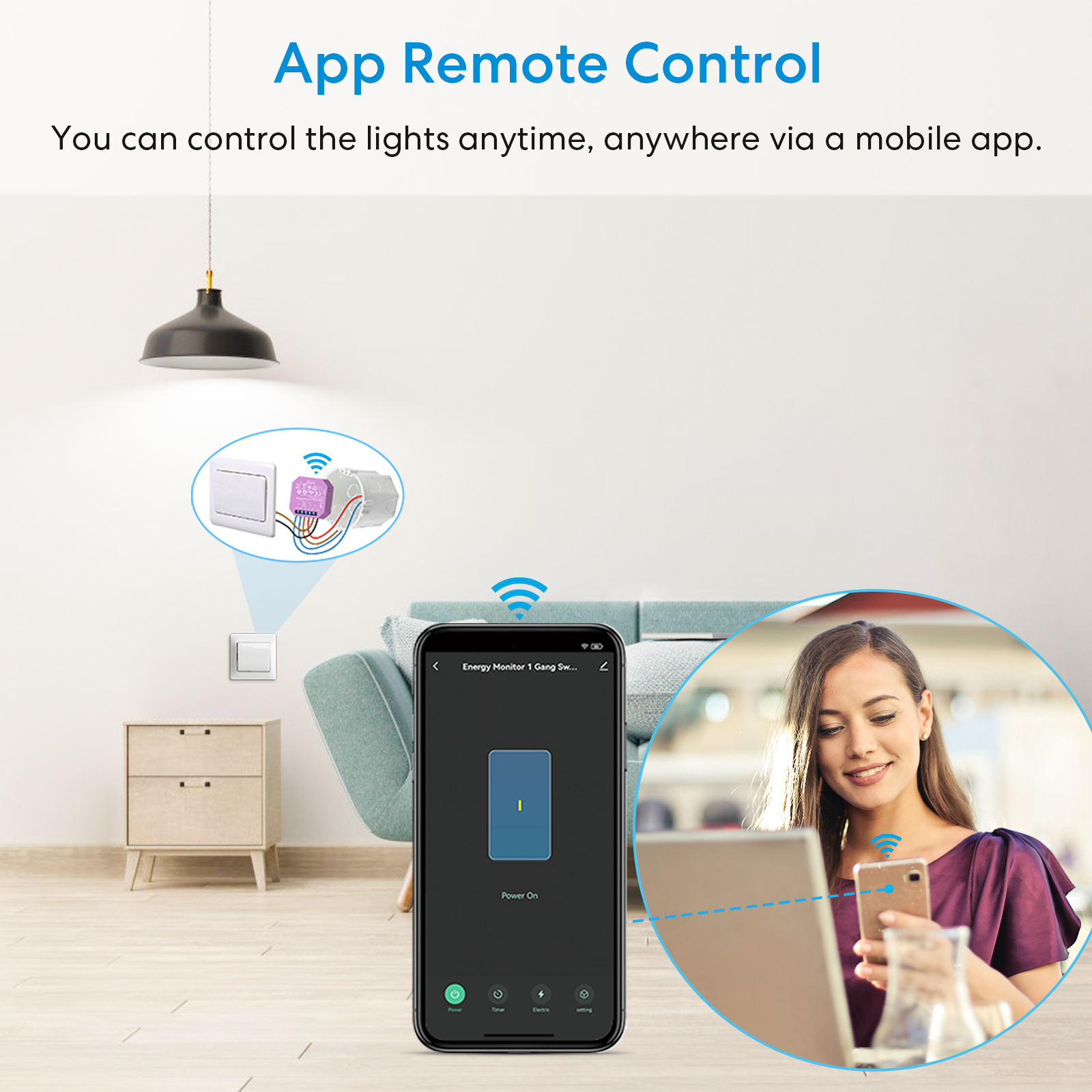 QCSMART Wireless Power Energy  – Smart Home Energy App recenzja i cena