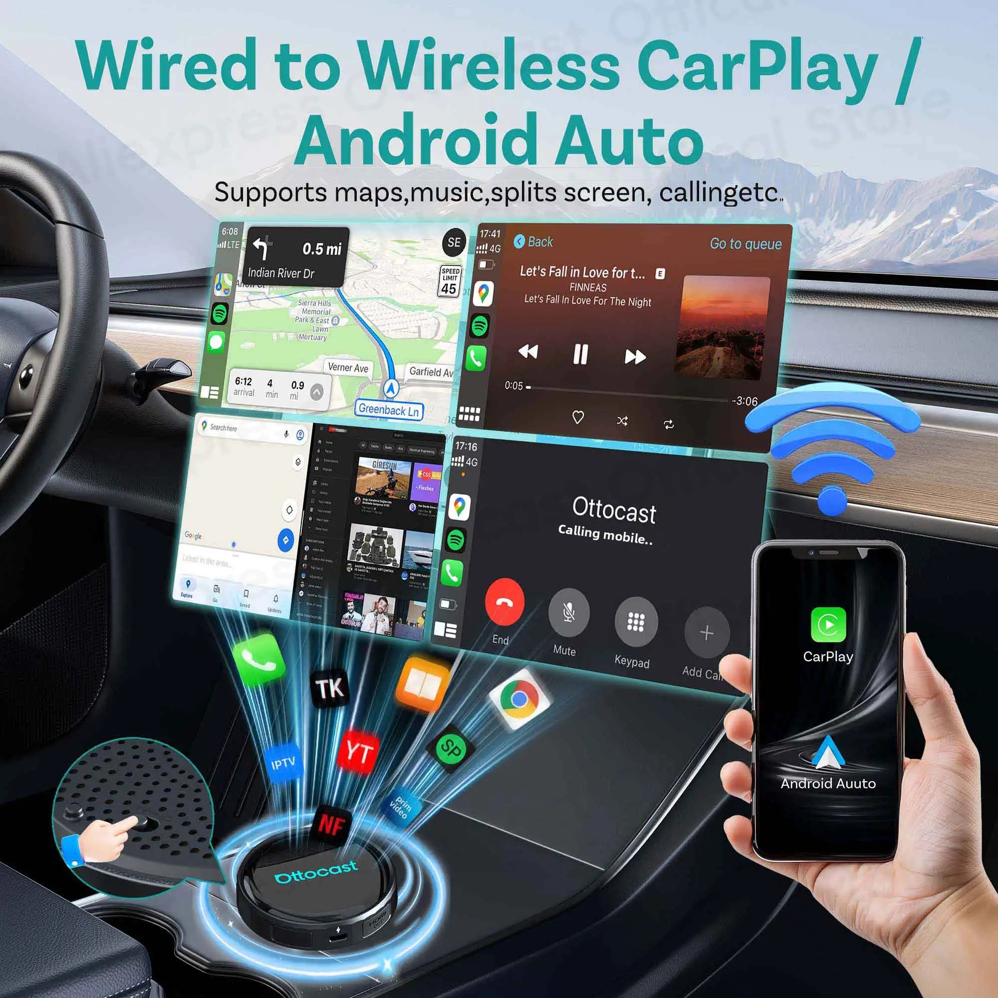 OTTOCAST P3 PRO AI Box Android – Smart Home Tv recenzja i cena