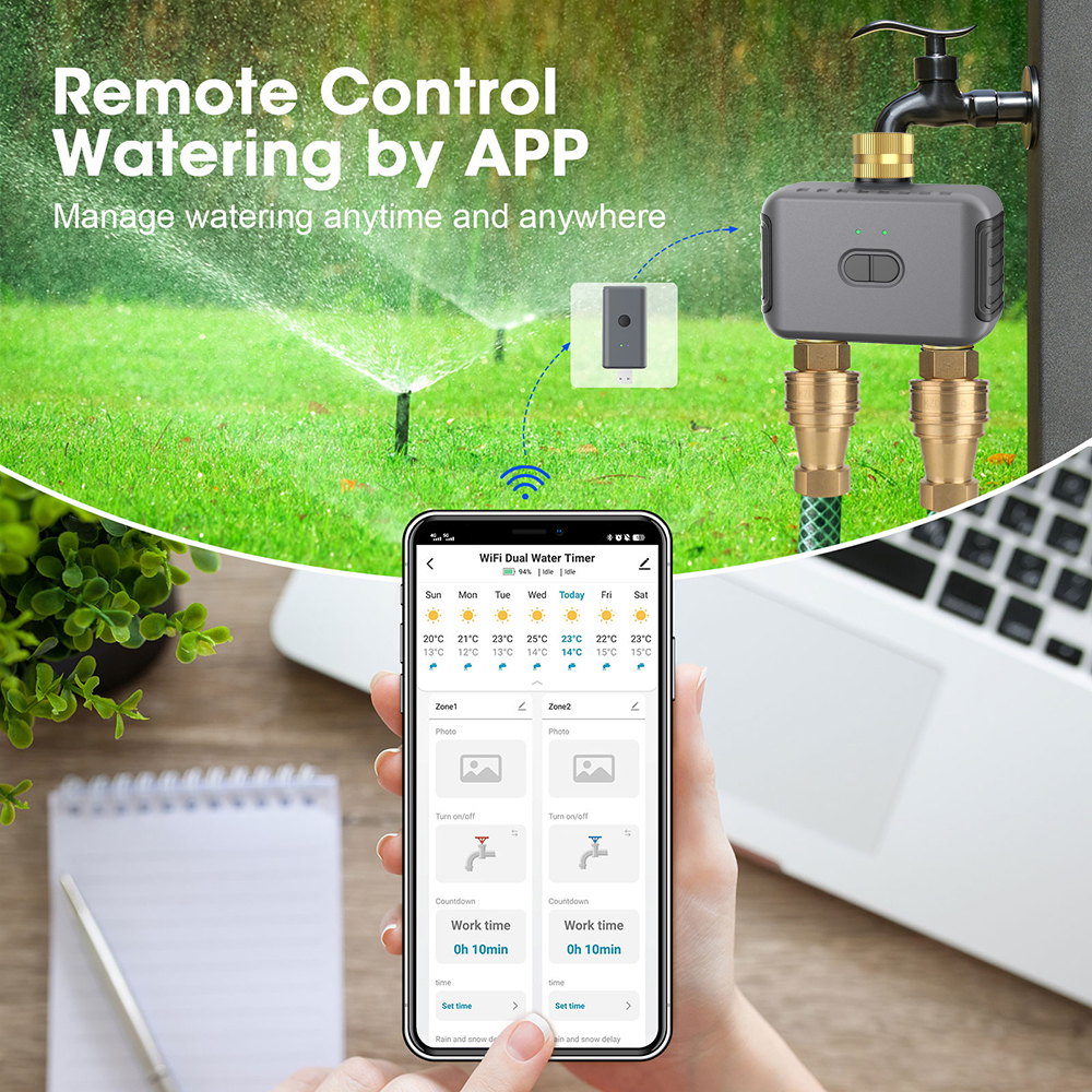 Tuya 2 Zone Watering Timer Gar – Smart Home Google recenzja i cena