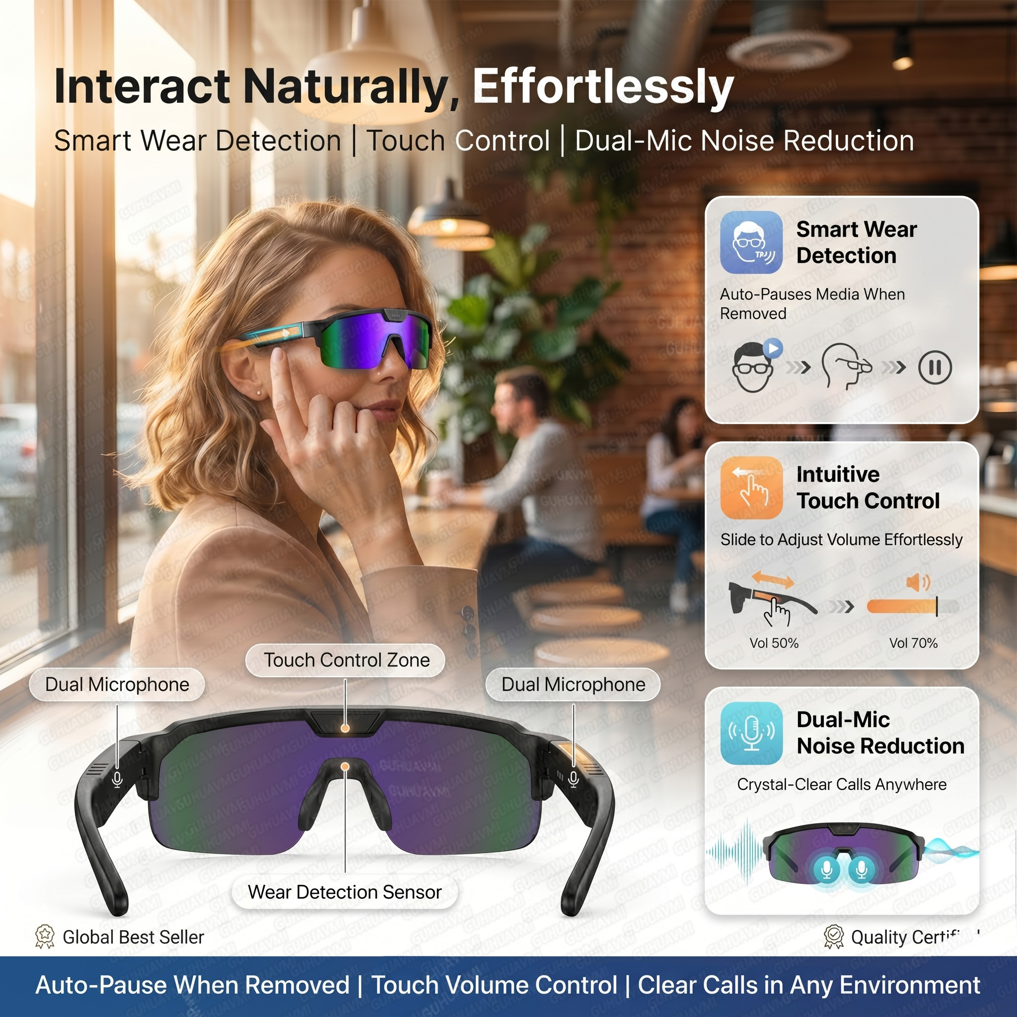 Smart Glasses with 4K HD Anti- – Smart Home Speaker recenzja i cena