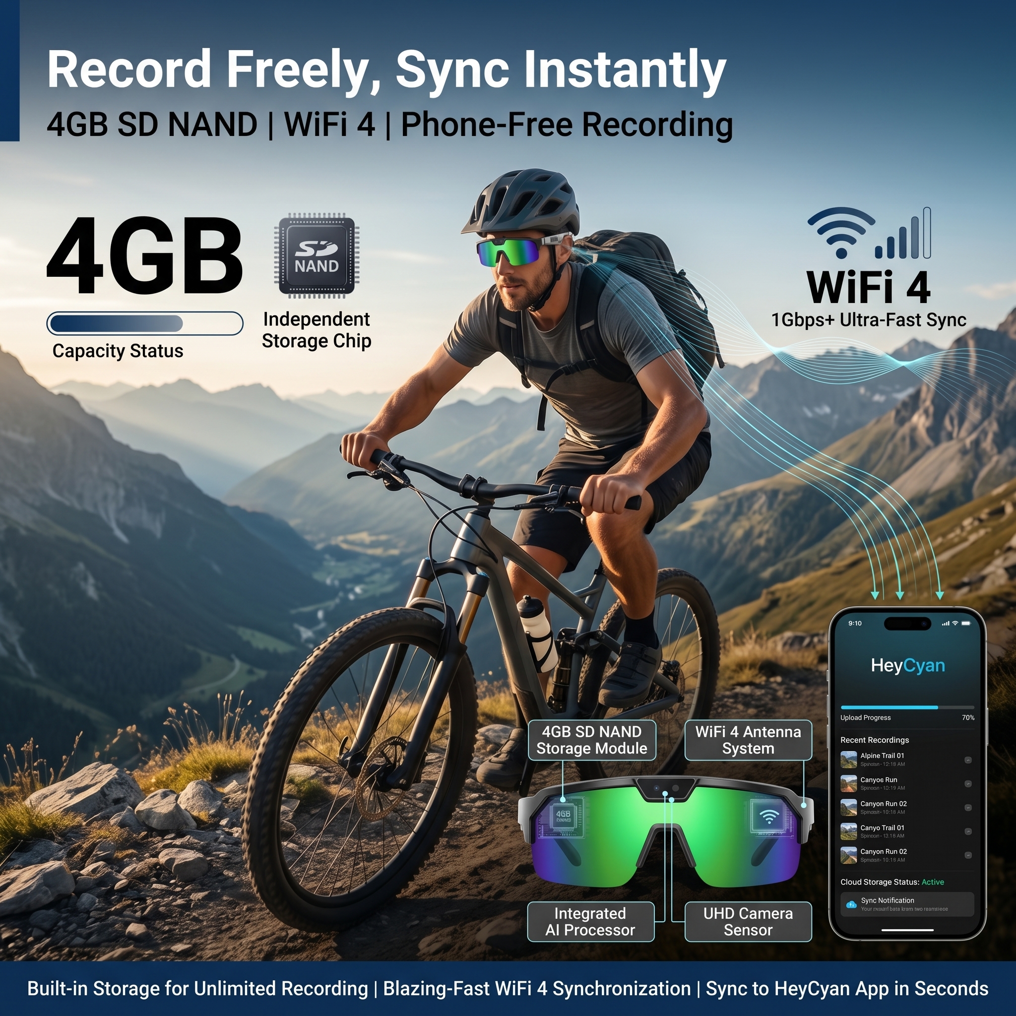 Smart Glasses with 4K HD Anti- – Smart Home Speaker recenzja i cena