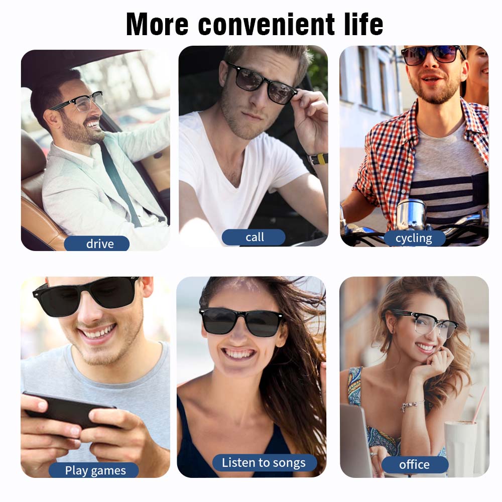 SENBONO E13 Smart Glasses:Blue – Smart Home Speaker recenzja i cena