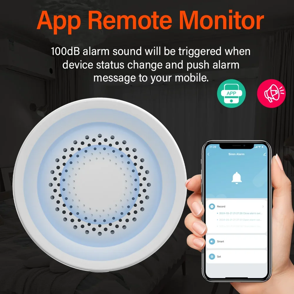 Tuya Zigbee WiFi Siren Alarm F – Smart Home Speaker recenzja i cena